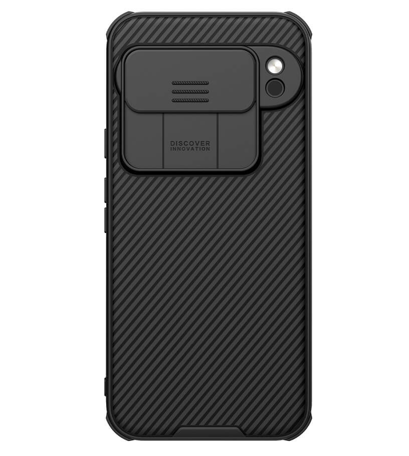 Калъф с Плъзгач за Камера за Google Pixel 9 Pro, Nillkin CamShield Case, Черен