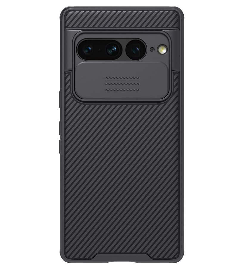 Калъф с Плъзгач за Камера за Google Pixel 7 Pro, Nillkin CamShield Case, Черен