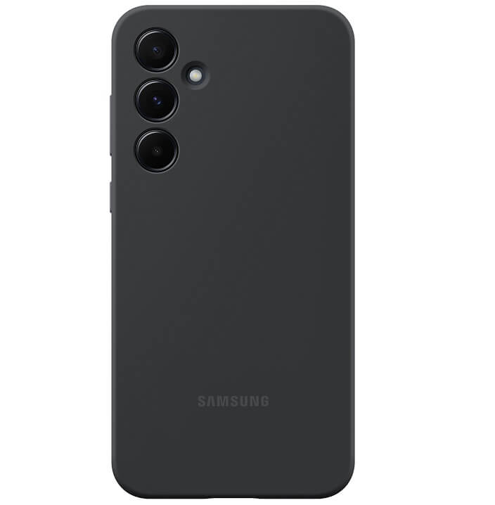 Оригинален Силиконов Калъф за Samsung A35, Silicone Cover Case EF-PA356TBEGWW, Черен