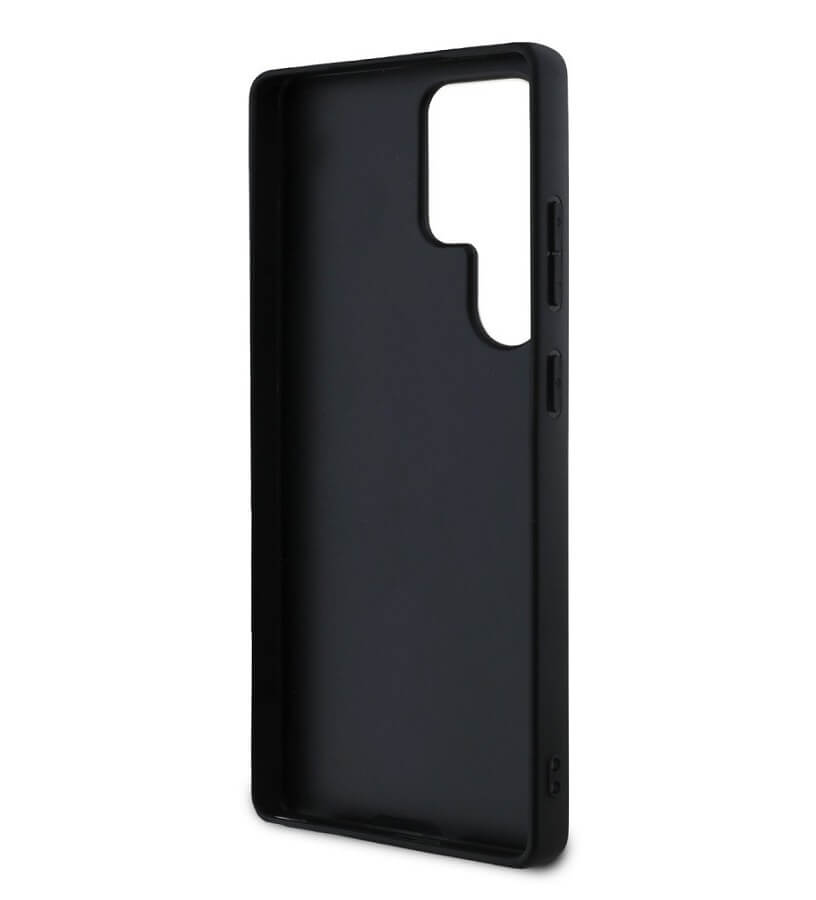Калъф за Samsung S25 Ultra, Guess Glitter 4G Metal Logo Case, Черен (7)
