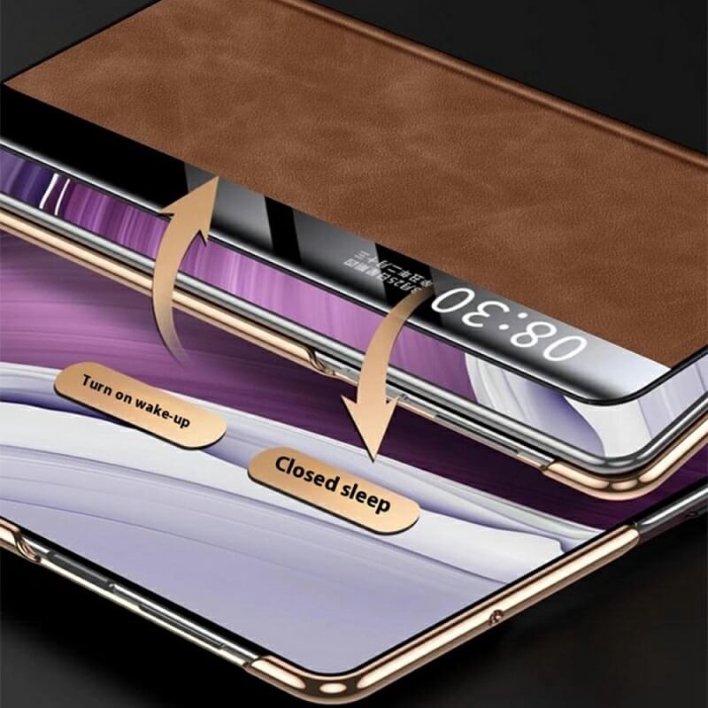 Активен Калъф за Huawei Mate X6, Smart Book Case, Черен (3)