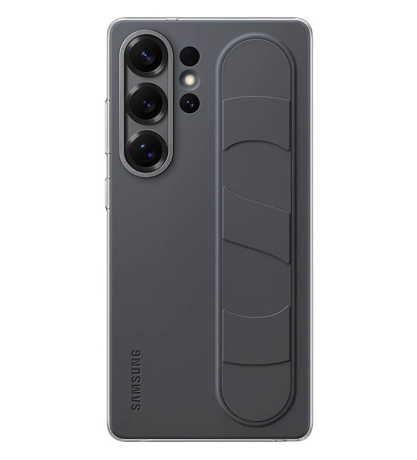 Оригинален Калъф с Държач за Samsung S25 Ultra, Standing Grip Case EF-GS938CBEGWW, Черен