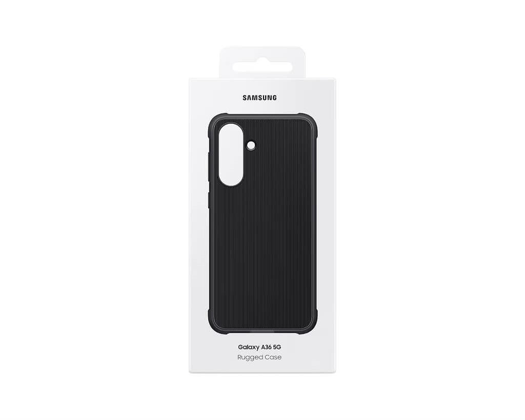 Оригинален Калъф за Samsung A36, Rugged Case EF-RA366CBEGWW, Черен (6)