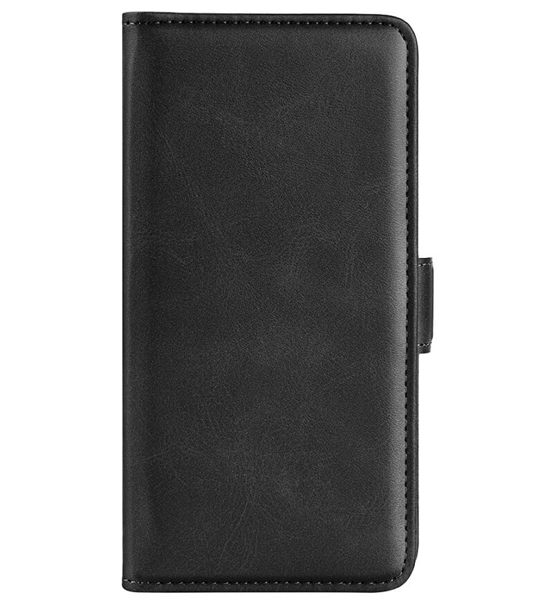 Кожен Калъф с Джобове за Xiaomi 15 Pro, Wallet Book Case, Черен