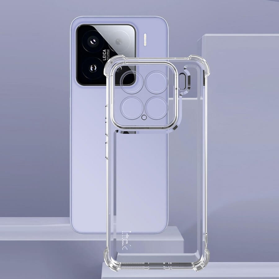 Противоударен Силиконов Калъф за Xiaomi 15, Imak Crystal Case UX-4, Прозрачен (4)