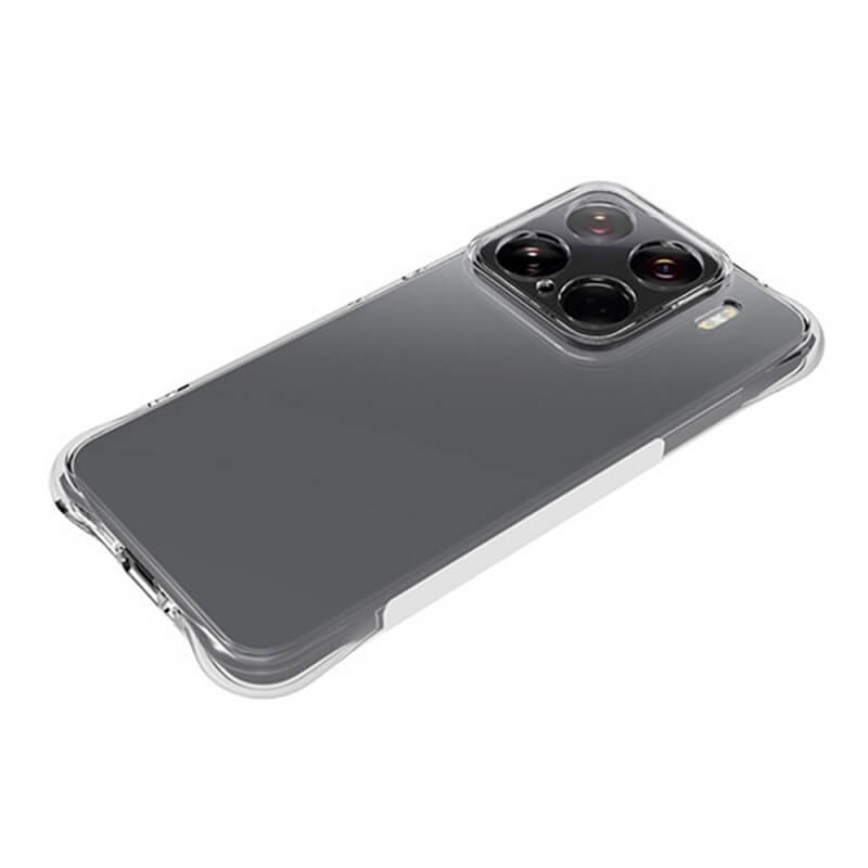 Противоударен Силиконов Калъф за Xiaomi 15, Shockproof Case, Прозрачен (4)