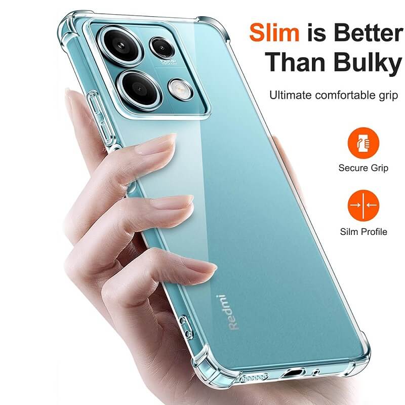 Противоударен Силиконов Калъф за Xiaomi 15 Pro, Shockproof Case, Прозрачен (2)