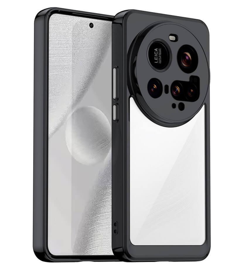 Противоударен Калъф за Xiaomi 15 Ultra, Acrylic Case, Черен