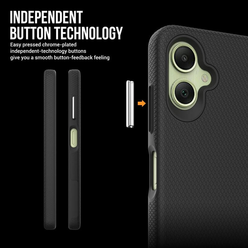 Противоударен Калъф за Samsung A06, Four Corner Case, Черен (6)
