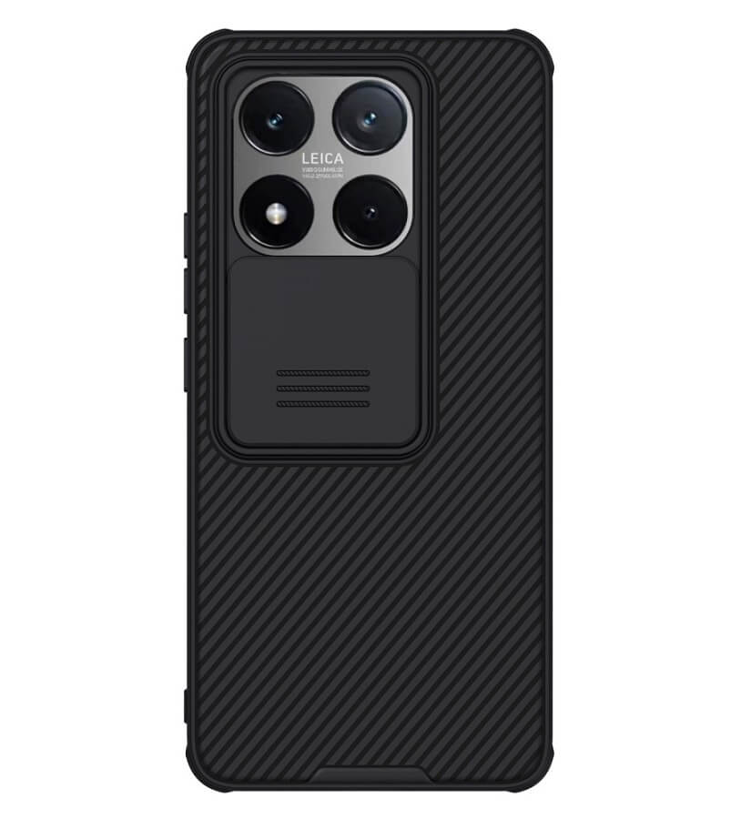Калъф с Плъзгач за Камера за Xiaomi 14T, Nillkin CamShield Pro Case, Черен