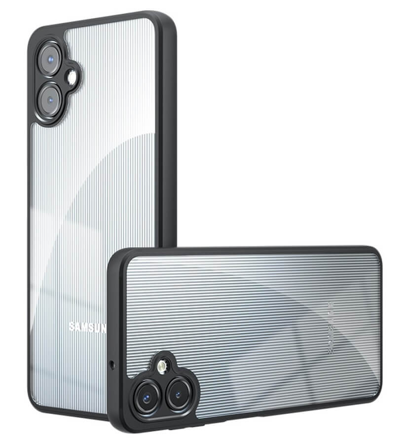 Матов Калъф за Samsung A06, Shockproof Case, Черен