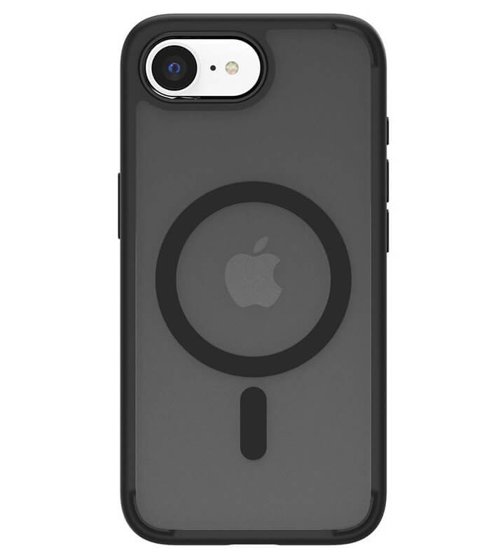 Magsafe Противоударен Калъф за iPhone 17e/ 16e Spigen Ultra Hybrid Frost Case, Черен