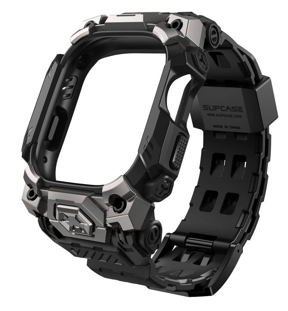Калъф с Каишка за Apple Watch Ultra 49mm, Supcase UB Ore Case, Черен (2)
