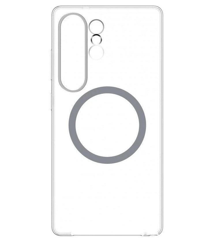 Magsafe Оригинален Калъф за Samsung S25 Ultra Clear Magnet Case GP-FPS938SAATW, Прозрачен (2)