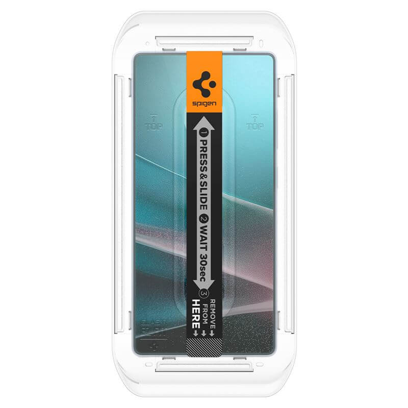 Затъмняващ Протектор за Samsung S25 Ultra, Spigen Privacy Glass tR EZ Fit 2бр., Черен (2)