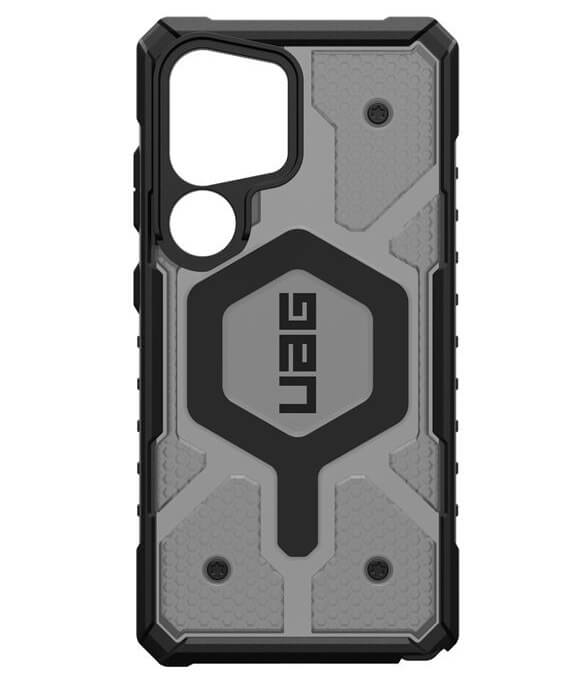 Magsafe Противоударен Калъф за Samsung S25 Ultra, UAG Pathfinder Clear Case, Черен (2)