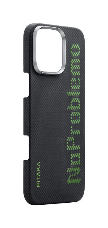 Magsafe Калъф за iPhone 16 Pro Max, Pitaka Edge Aries NoProblemo Case, Черен (4)