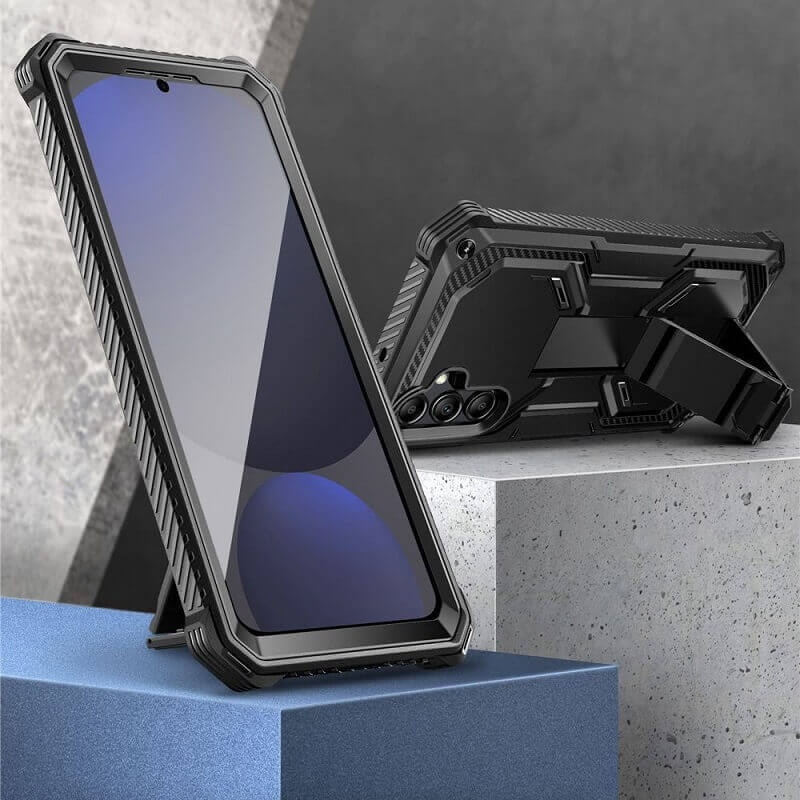 Противоударен Калъф за Samsung S24 FE, Supcase Iblsn ArmorBox, Черен (5)