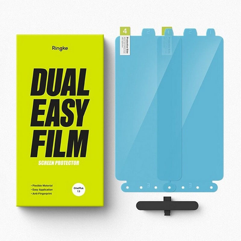 Гъвкав Протектор за Oneplus 13, Ringke Dual Easy Full Glass, Прозрачен (7)