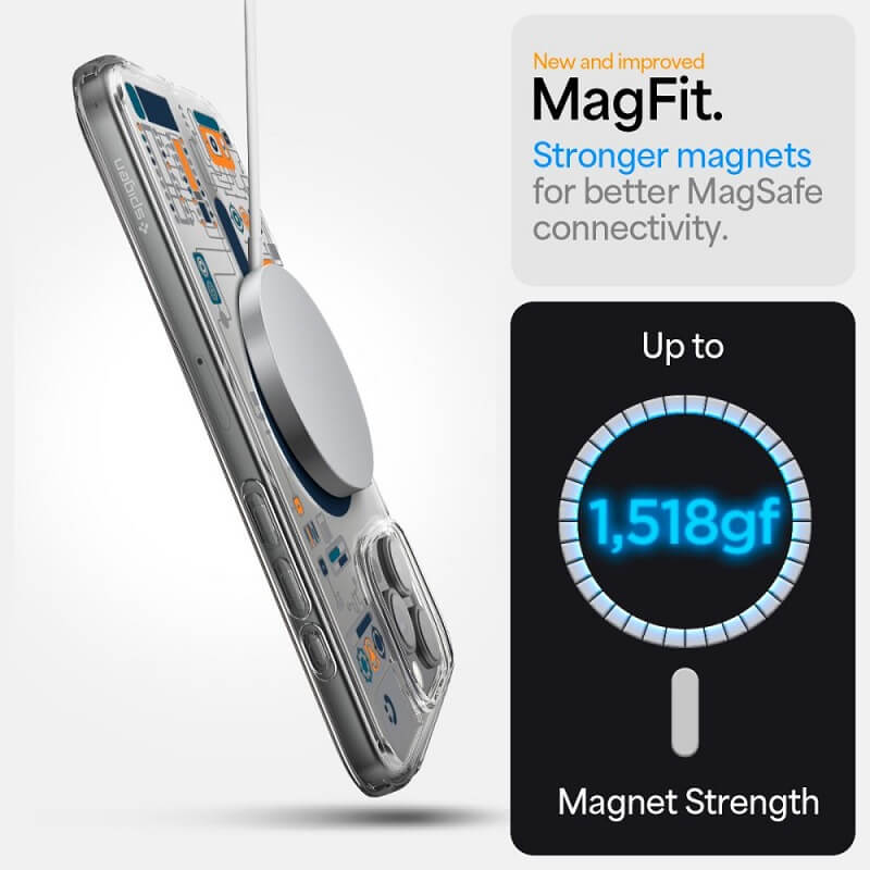 Magsafe Калъф за iPhone 16 Pro, Spigen Cyrill Ultra Hybrid Mag Case, Прозрачен (8)