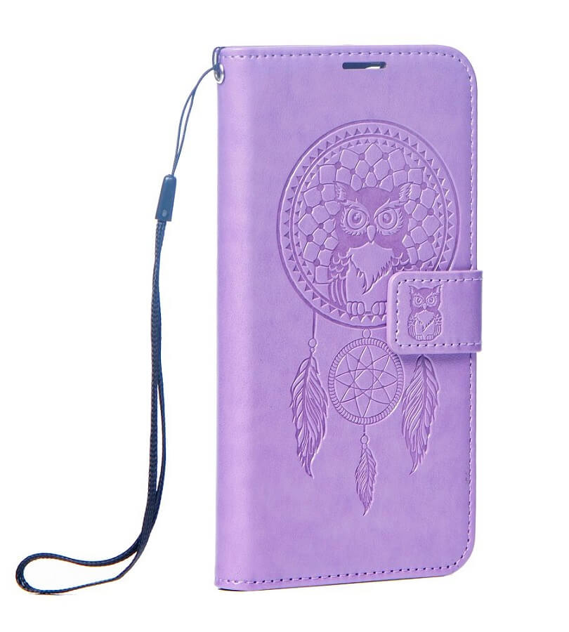 Кожен Калъф за iPhone 16, Forcell Mezzo Book Case, Лилав (2)