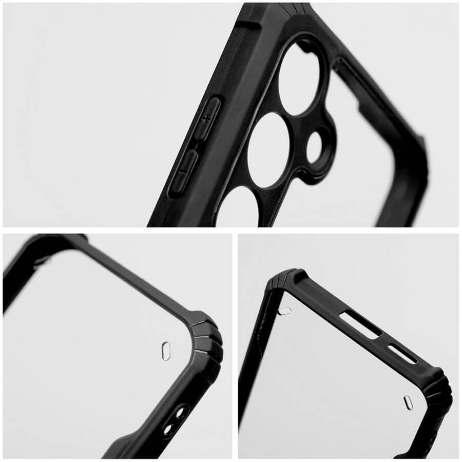 Противоударен Калъф за Samsung A36, GKK Anti-drop Case, Черен (3)