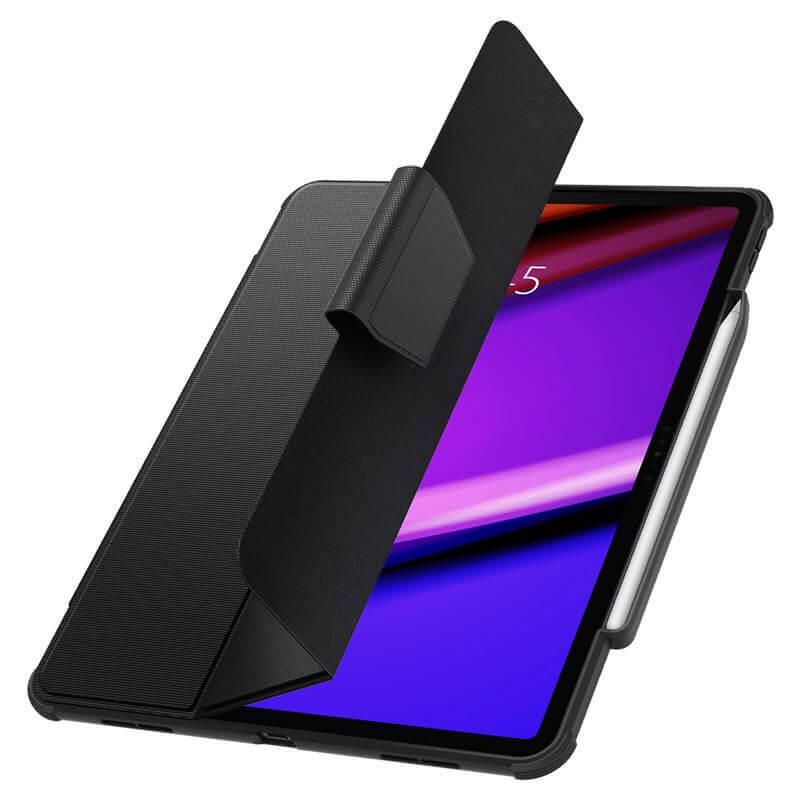 Противоударен Калъф за iPad Air 13" M4/ M3/ M2, Spigen Rugged Armor Pro Case, Черен (6)