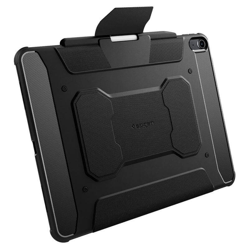 Противоударен Калъф за iPad Air 13" M4/ M3/ M2, Spigen Rugged Armor Pro Case, Черен (5)