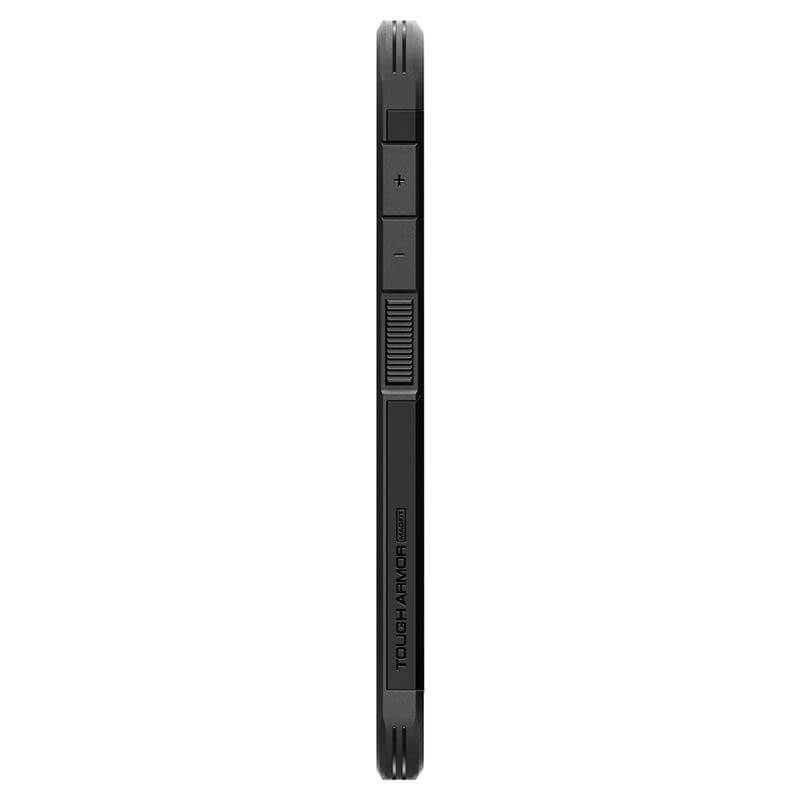 Magsafe Противоударен Калъф за Samsung S25 Plus, Spigen Tough Armor Case, Черен (4)