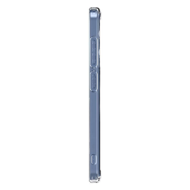 Magsafe Противоударен Калъф за Samsung S25, Spigen Ultra Hybrid Case, Бял (4)