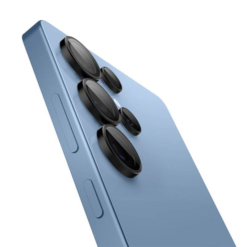 Протектор за Камерата на Samsung S25 Ultra, Spigen EZ Fit Optik Pro Glass tR 2бр., Черен (3)