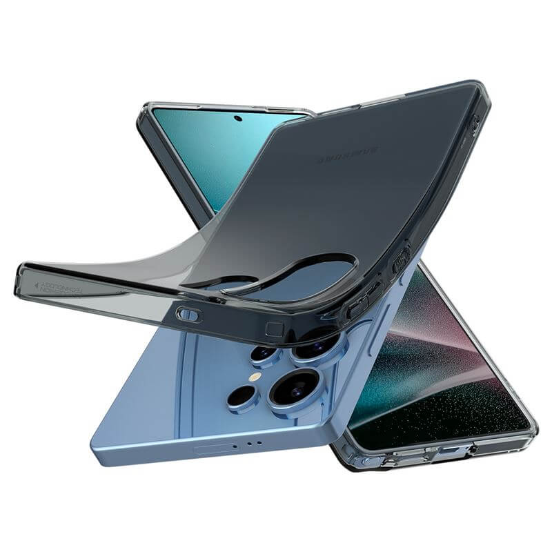 Силиконов Калъф за Samsung S25 Ultra, Spigen Liquid Space Crystal Case, Черен (7)
