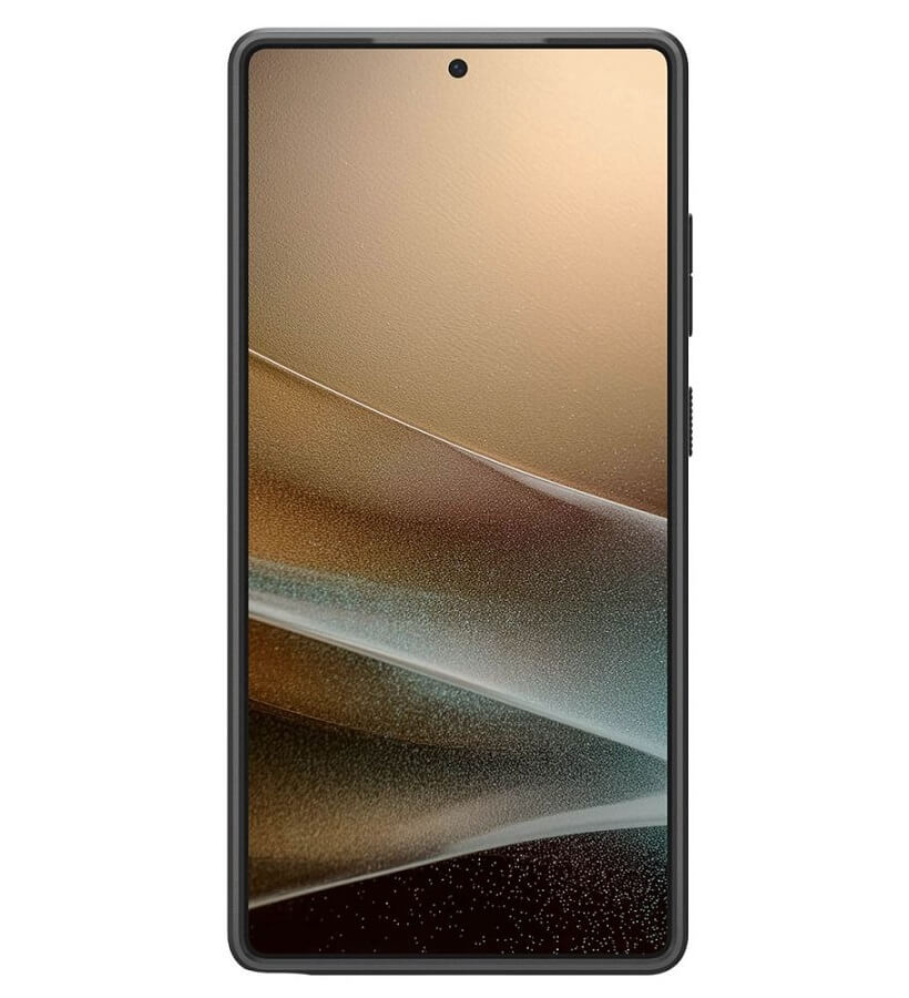 Противоударен Силиконов Калъф за Samsung S25 Ultra, Spigen Liquid Air Case, Черен (4)