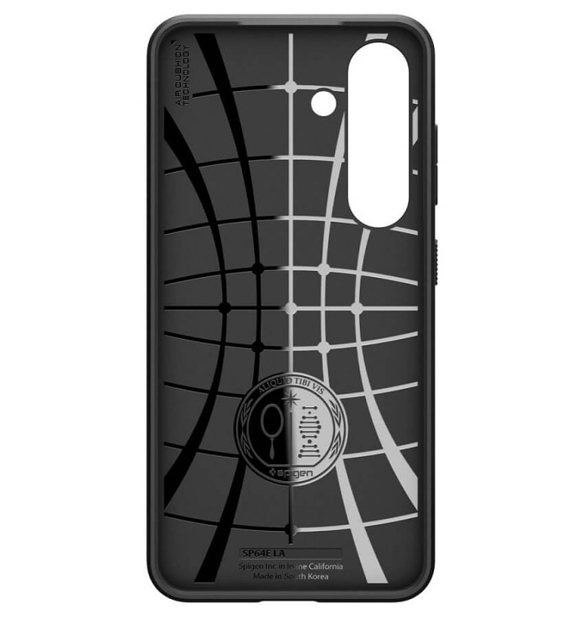 Противоударен Силиконов Калъф за Samsung S25, Spigen Liquid Air Case, Черен (4)
