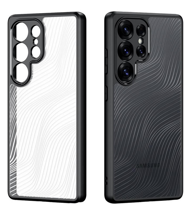 Елегантен Калъф за Samsung S25 Ultra, Dux Ducis Aimo Case, Черен (2)