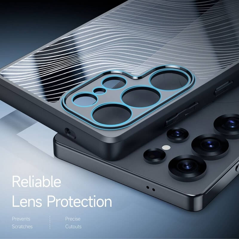 Елегантен Калъф за Samsung S25 Ultra, Dux Ducis Aimo Case, Черен (4)