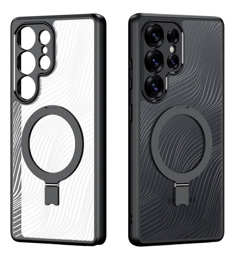 Magsafe Тънък Калъф за Samsung S25 Ultra, Dux Ducis Aimo Magsafe Case, Черен (2)