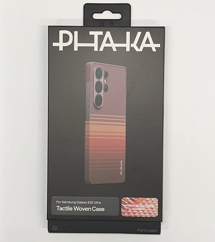 Magsafe Калъф за Samsung S25 Ultra, Pitaka Edge Case Sunset, Кафяв (5)
