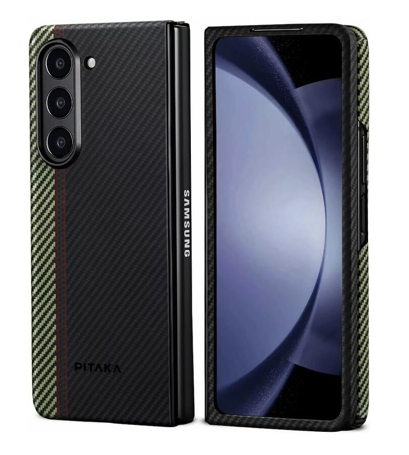 Тънък Калъф за Samsung Z Fold 5, Pitaka Overture Air Case, Черен