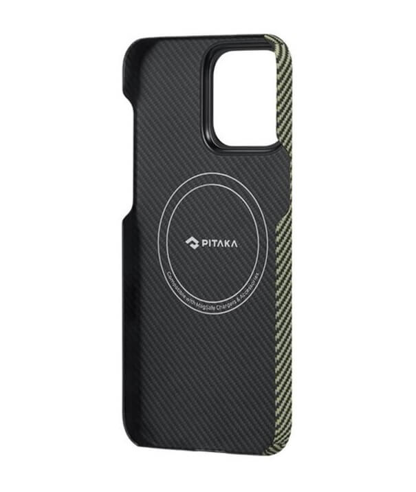 Magsafe Калъф за iPhone 15 Pro Max, Pitaka MagEZ 4 Overture Case, Черен (4)