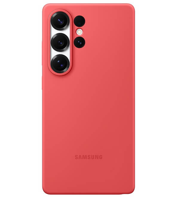 Оригинален Силиконов Калъф за Samsung S25 Ultra, Silicone Case EF-PS938CREGWW, Червен