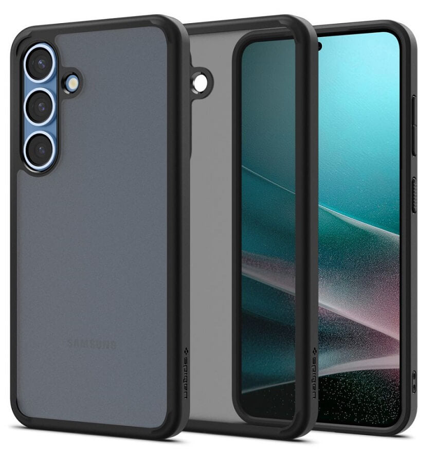 Противоударен Хибриден Калъф за Samsung S25, Spigen Ultra Hybrid Case, Черен (3)