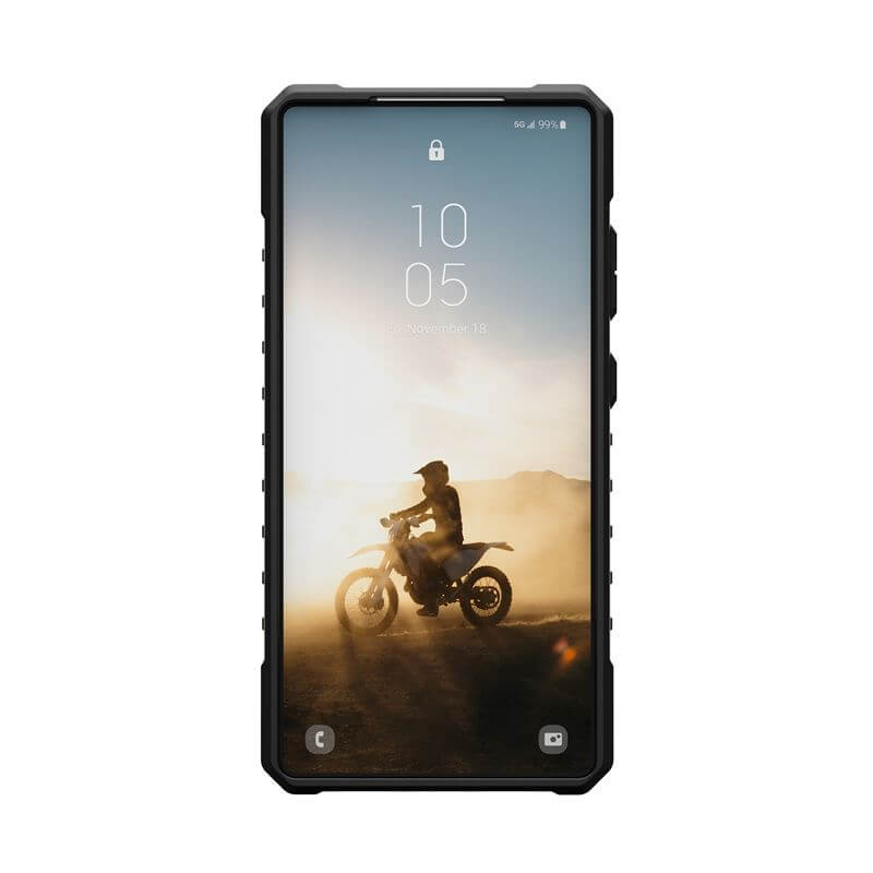 Magsafe Противоударен Калъф за Samsung S25 Ultra, UAG Pathfinder Clear Case, Черен (5)