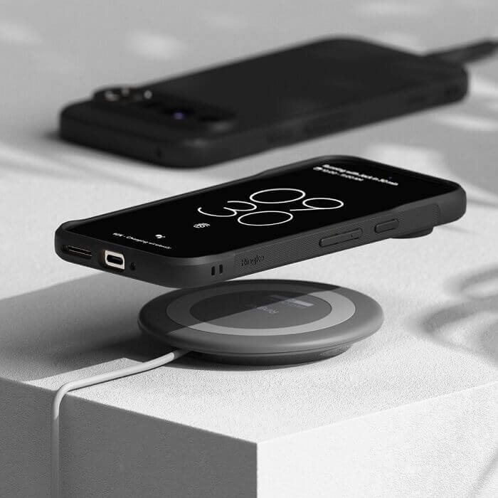 Противоударен Силиконов Калъф за Google Pixel 9 Pro XL, Ringke Onyx Case, Черен (5)