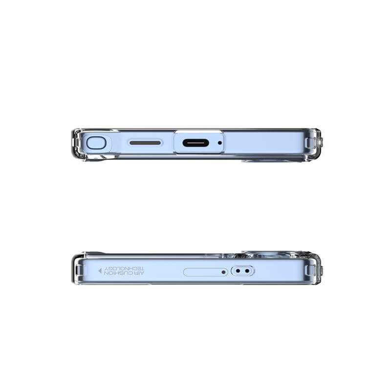 Противоударен Калъф за Samsung S25 Ultra, Spigen Ultra Hybrid Case, Прозрачен (5)