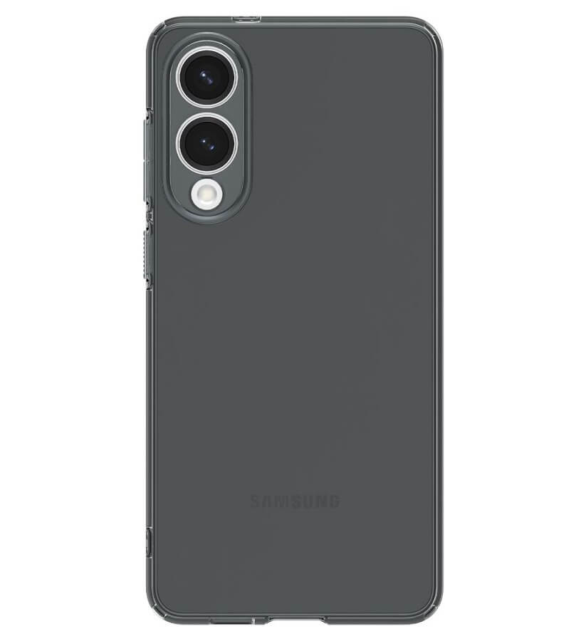 Силиконов Калъф за Samsung S25 Edge, Spigen Liquid Space Crystal Case, Черен