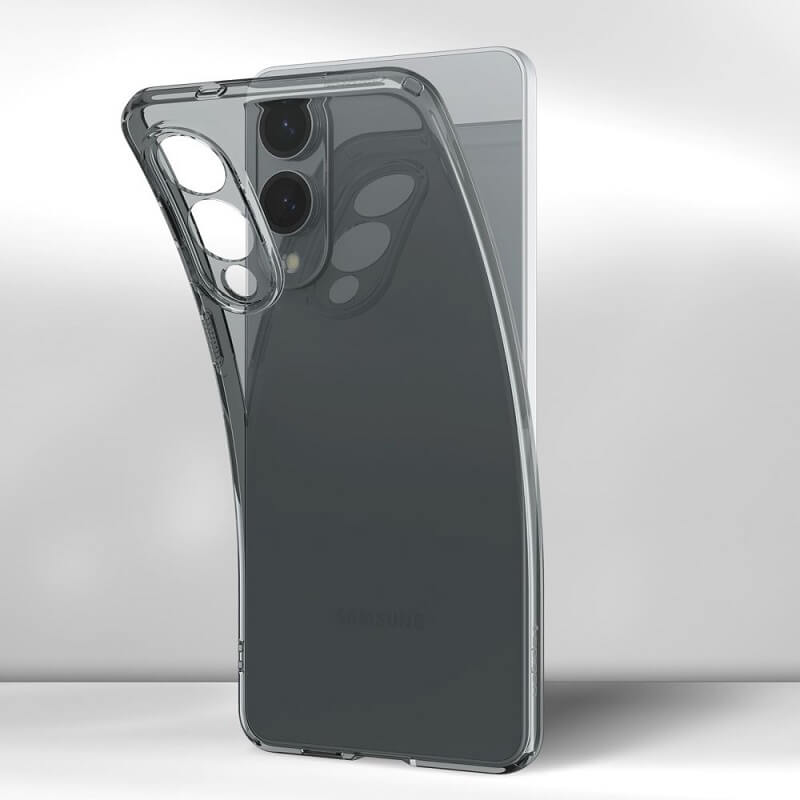 Силиконов Калъф за Samsung S25 Edge, Spigen Liquid Space Crystal Case, Черен (10)
