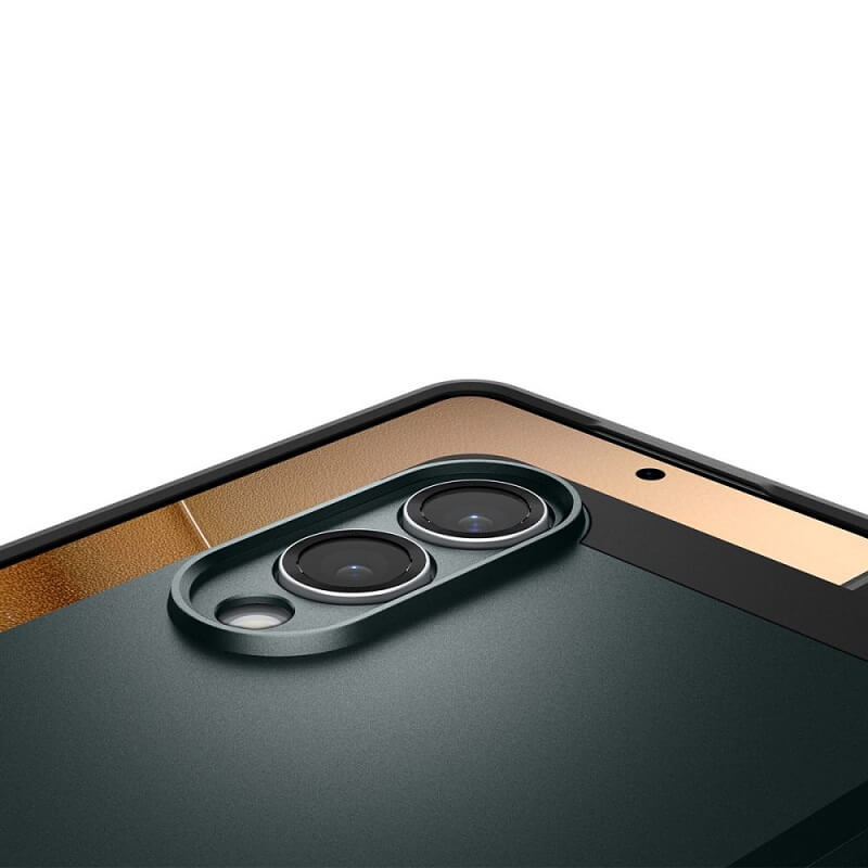Magsafe Противоударен Калъф за Samsung S25 Edge, Spigen Tough Armor Case, Зелен (7)