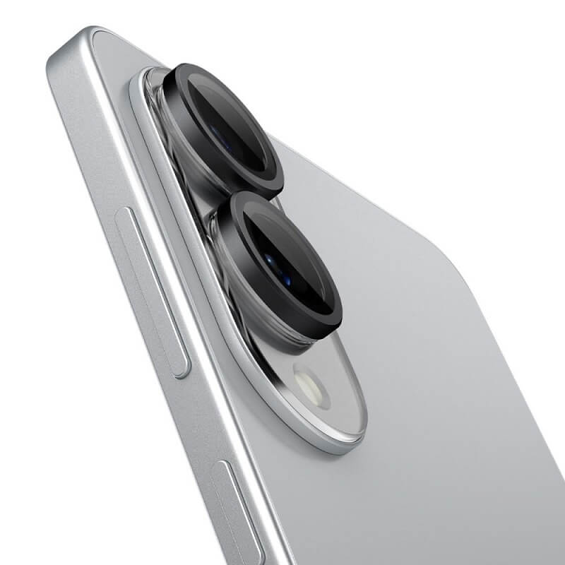 Протектор за Камерата на Samsung S25 Edge, Spigen EZ Fit Optik Pro Glass tR 2бр., Черен (3)