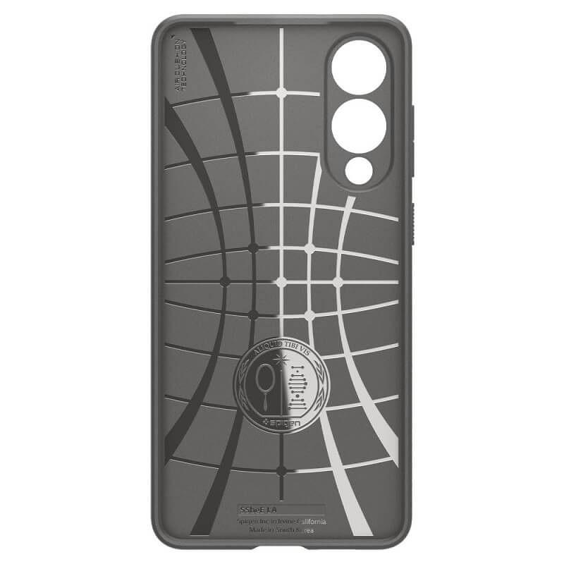 Противоударен Силиконов Калъф за Samsung S25 Edge, Spigen Liquid Air Case, Сив (3)
